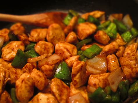 Place cornstarch in a small bowl and begin to dust chicken pieces i tried this recipe last week for my little one. Chinese Buffet Black Pepper Chicken | Recipe | More Black ...