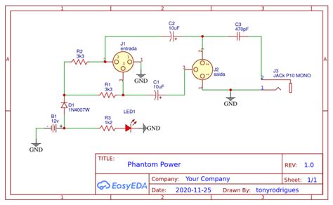 Phantom Power Easyeda Open Source Hardware Lab