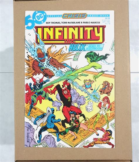 Dc Comics Infinity Inc 18 Very Fine Condition Early Todd Mcfarlane Art