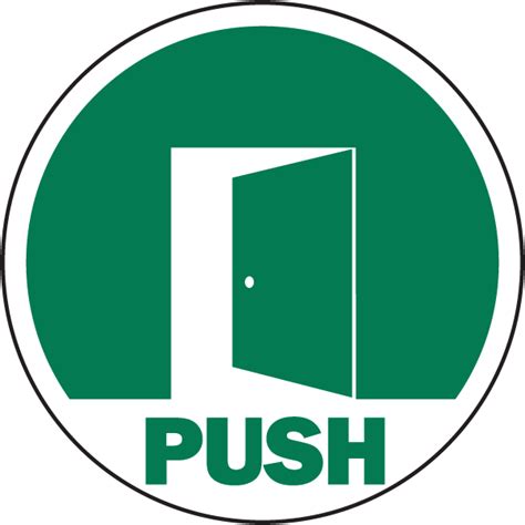 Push Door Label By G2035