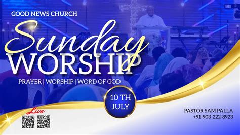 Sunday Service Live Good News Church Vizag 10 July 2022