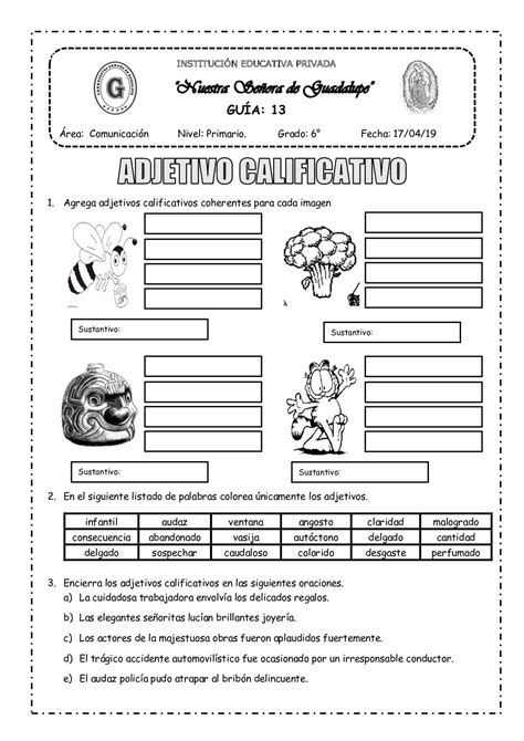 Clase 5 Los Adjetivos Calificativos Los Adjetivos Calificativos Pdmrea