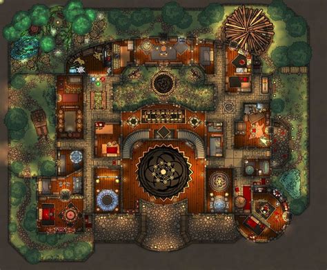 Fantasy City Map Tabletop Rpg Maps Dungeon Maps