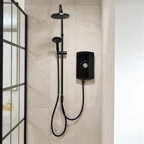 Triton Amore Duelec 95kw Electric Shower Gloss Black