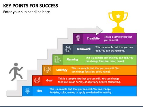 Key Points For Success Powerpoint Template Ppt Slides