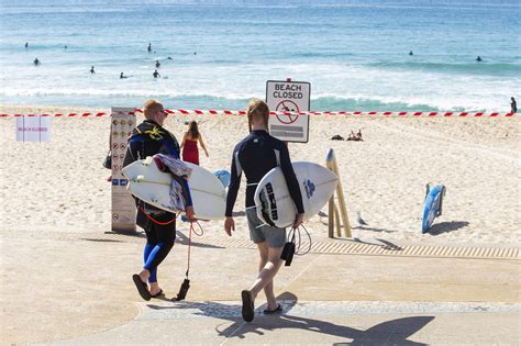 Australian Beaches Close in NSW as People Ignore Social Distancing Rules