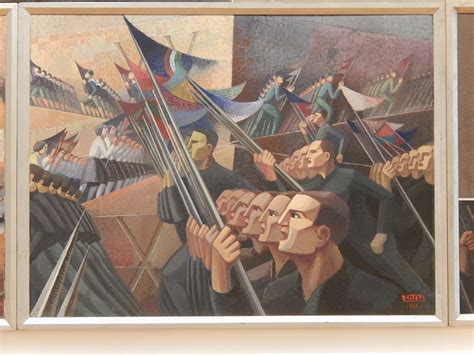Art Contrarian Fascist Era Paintings On Display In Rome