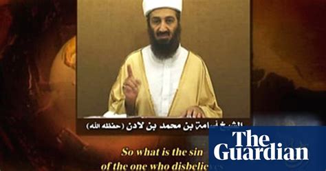 Bin Laden Releases Video On 911 Anniversary World News The Guardian