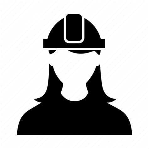 Engineer Female Girl Mechanic Repair Service Women Icon