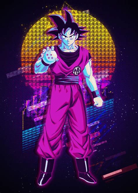Goku Dragonball Poster By Introv Art Displate Dragon Ball Super Art Dragon Ball Dragon