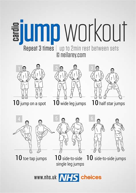 Nhs On My Fitness Jump Workout Cardio Workout