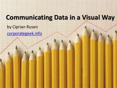Communicating Data In A Visual Way