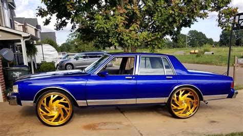 1987 Box Chevy On Gold Sd Forged Rims Youtube