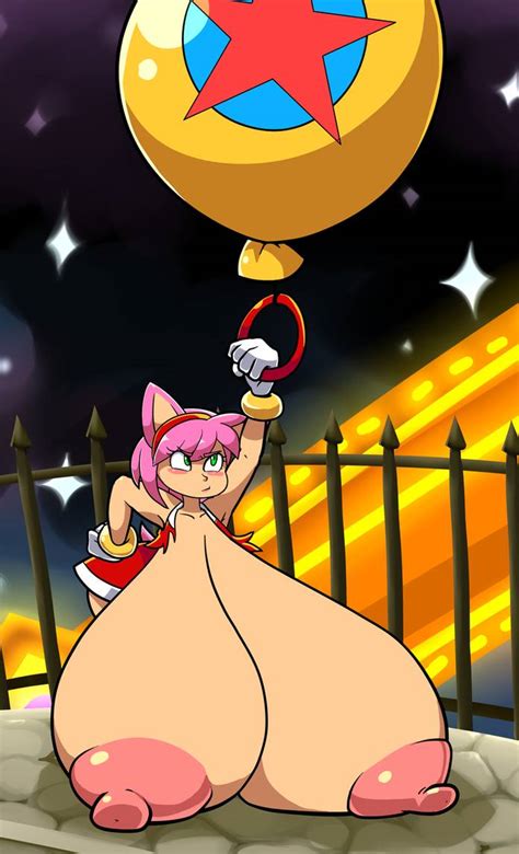 Rule 34 1girls Amy Rose Amy Rose Human Breast Expansion Breasts