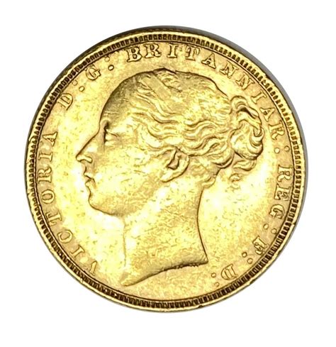 Lot 3 Queen Victoria Gold Sovereign Coin 1880