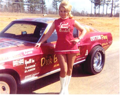 Oldies Bunny Burkett Ford Racing Drag Racing Cars Paddock Girls
