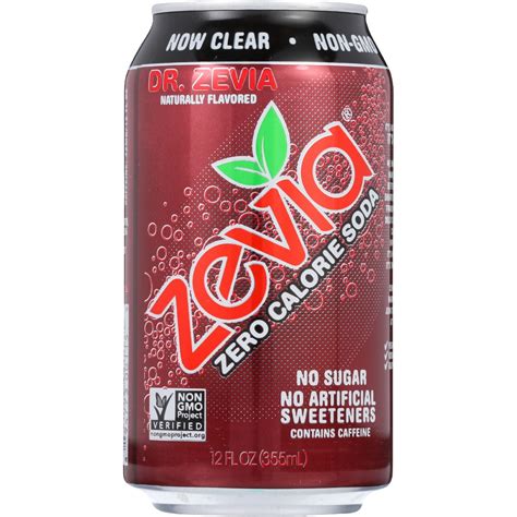 Zevia Zero Calorie All Natural Soda Dr Zevia 16 Fl Oz 6 Count