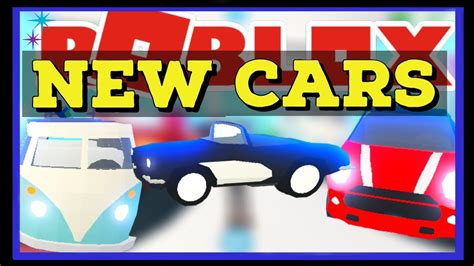 Adopt Me Update New Cars Youtube