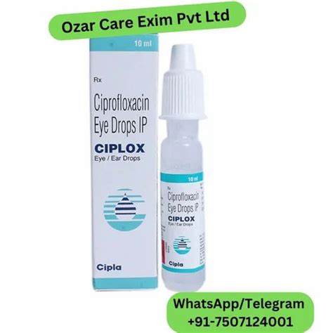 Ciprofloxacin Eye Drops Packaging Size 10 Ml In 1 Bottle At Rs 55