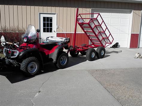 8 x 14 tandem atv trailer plans, complete building instructions and materials list. Homemade atv trailer - Honda Foreman Forums : Rubicon, Rincon, Rancher and Recon Forum