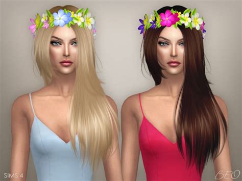 Circlet Of Flowers At Beo Creations Sims 4 Updates