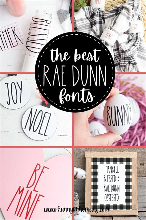 The Best Rae Dunn Fonts For All Of Your Farmhouse DIY Craft Projects