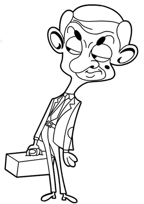 Mr Bean Coloring Pages Coloring Pages