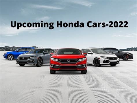 Upcoming Honda Cars 2022