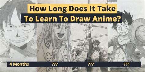How Long Does It Take To Learn To Draw Anime All Skill Levels