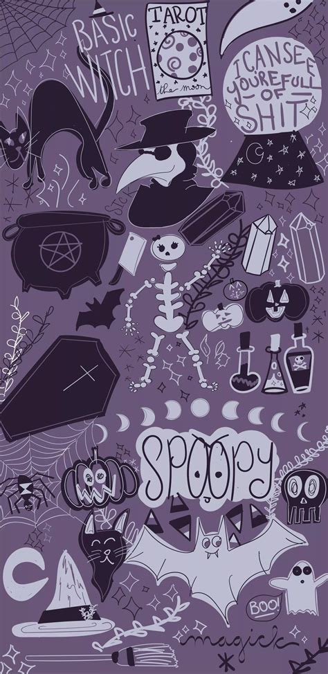 Spooky Wallpaper Creepy Cute Happy Halloween Creepy