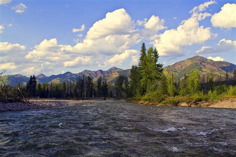 South Fork Of The Flathead River Photograph By Merle Ann Loman