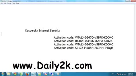 Kaspersky Anti Virus 2016 Activation Key File Free Download