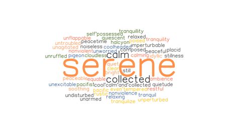 Serene Synonyms And Related Words What Is Another Word For Serene