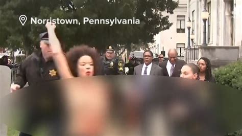 Topless Protest Kicks Off Bill Cosby Trial
