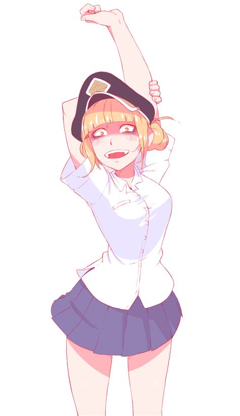 Toga Himiko Boku No Hero Academia Artist Request Highres 10s 1girl Blonde Hair Blunt