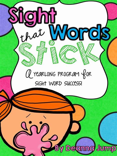 Sight Words That Stick Mrs Jumps Class Sight Words Word