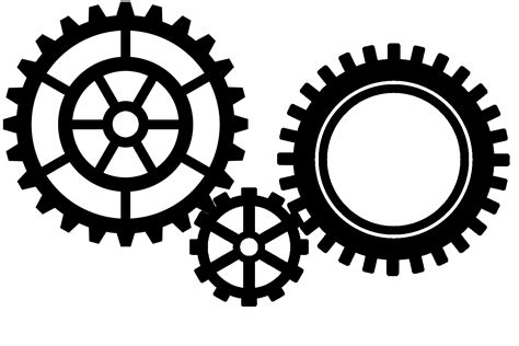 Clipart Gear White Background Img Mathematical
