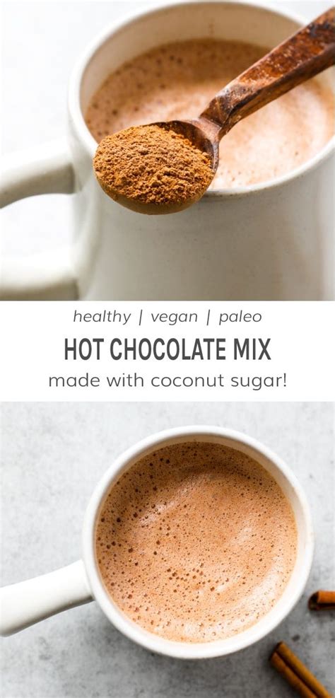 Healthy Vegan Hot Chocolate Mix Recipe Vegan Hot Chocolate Hot Chocolate Mix Recipe Paleo