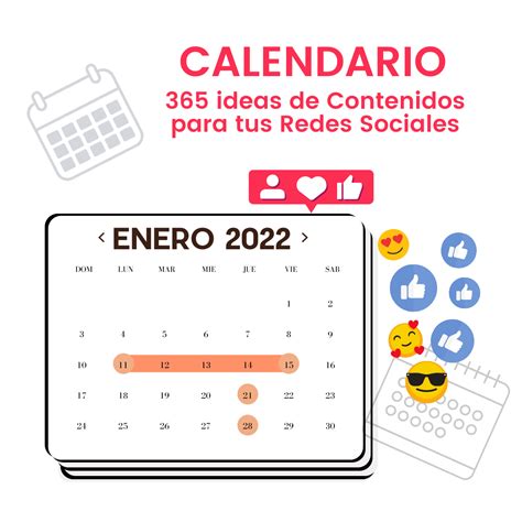 Calendario De Contenidos Para Redes Sociales Ideas Pensadas Para