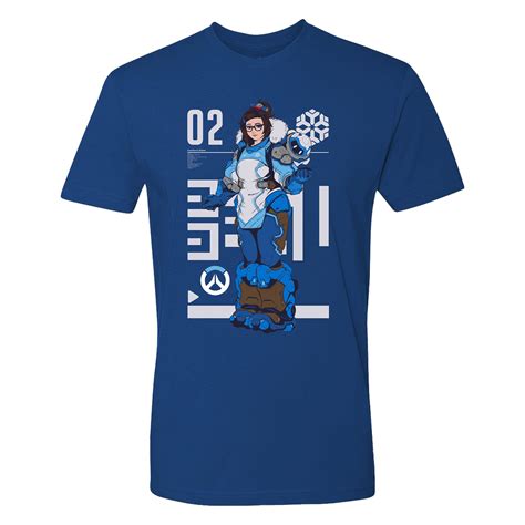 Overwatch 2 Mei Full Character Royal Blue T Shirt Blizzard Gear Store