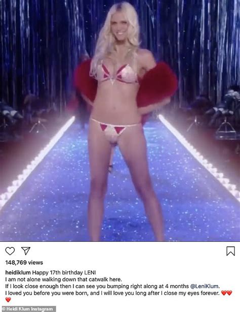 Heidi Klum Reveals She Was Pregnant During Victoria S Secret