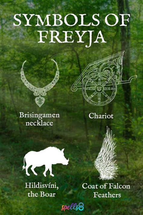Freyja Goddess Symbols Correspondences Myth And Offerings Spells8