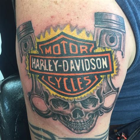 95 Adventurous Harley Davidson Tattoos