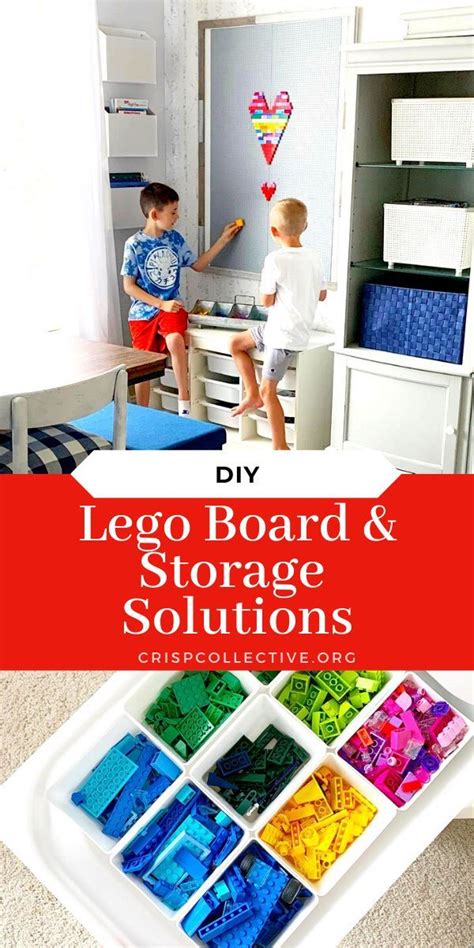 Diy Lego Board And Lego Storage Ideas Crisp Collective Lego Storage