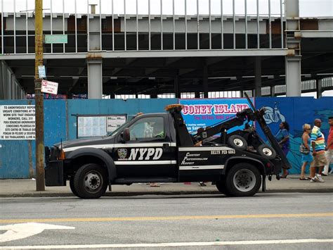 Nypd Police Tow Truck Coney Island Brooklyn New York City Flickr