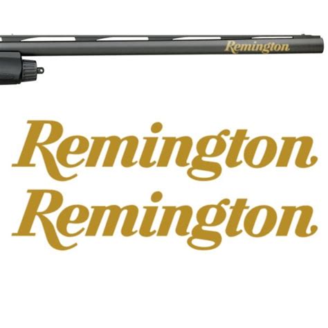 2x Remington Vinyl Decal Sticker For Shotgun Gun Case Gun Safe Etsy