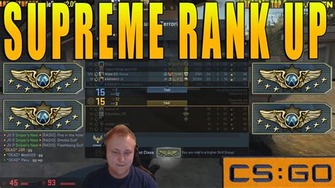 Supreme Master First Class Rank Up Csgo Suomi Youtube