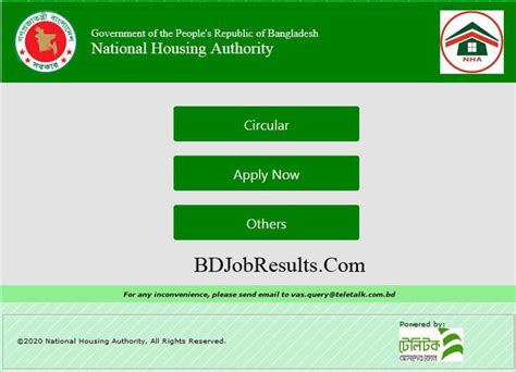 Nha Job Circular 2021 National Housing Authority Teleatlk Apply Online