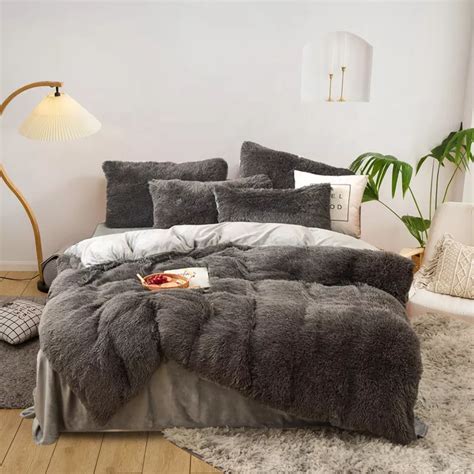 Winter Plush Fluffy Bedding Set