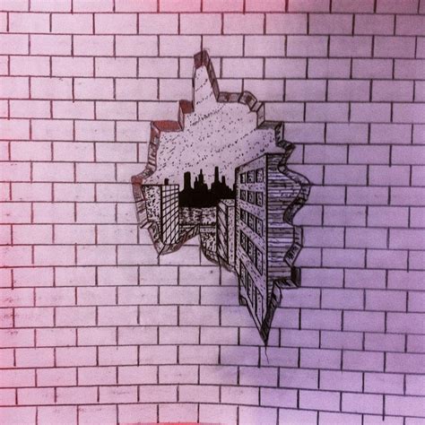 Brick Wall Pencil Drawing Draw A Brick Wall In Perspective This